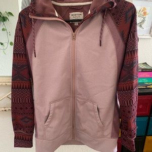 burton fleece layer jacket